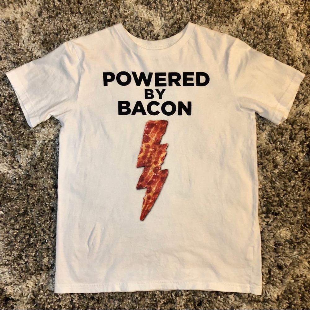 Powered by Bacon Tee Shirt